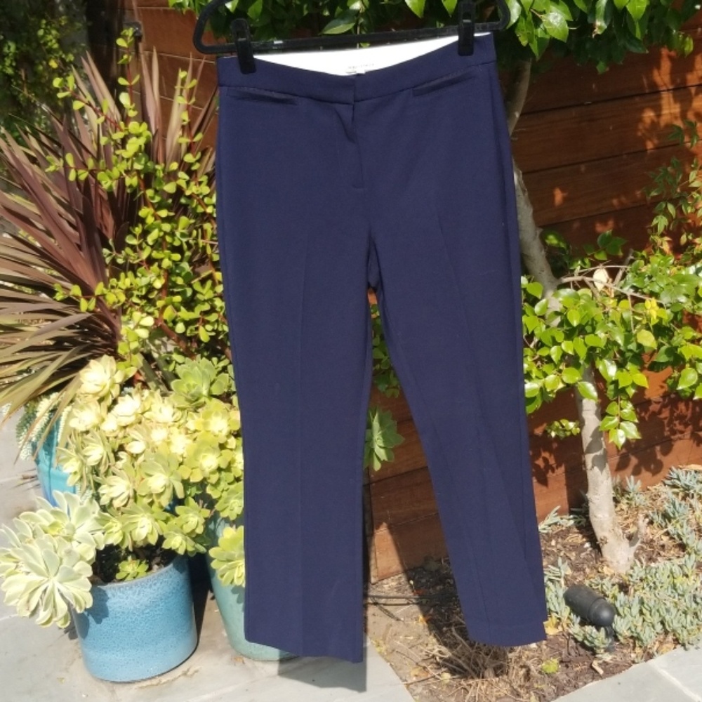 Dark navy Rebecca Taylor capri dress pants, size 8